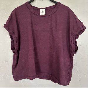 Free people cropped t-shirt
